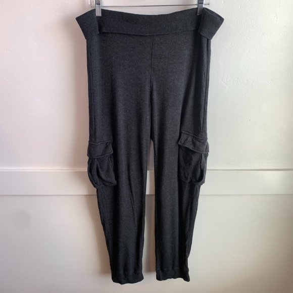 Juicy Couture Dark Gray Cargo Lounge Pants - Picture 1 of 8